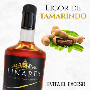 BOTELLA PARED LICOR DE TAMARINDO CON TAMARINDOS